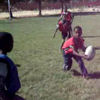 Séance d'initiation au rugby